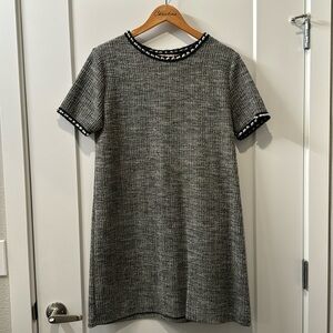 Zara Tweed Shirt Dress